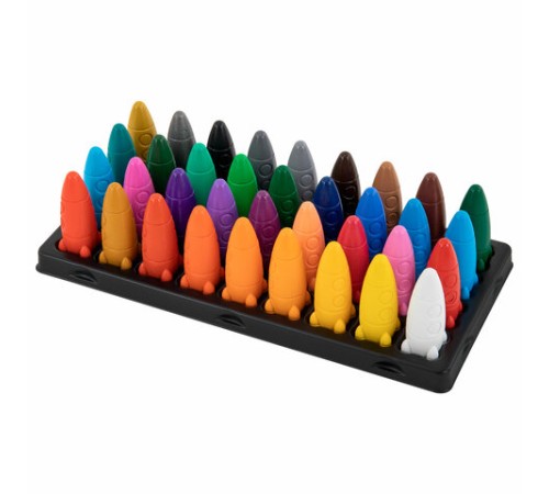 Восковые мелки фигурные BRAUBERG KIDS 