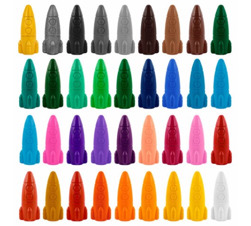 Восковые мелки фигурные BRAUBERG KIDS 