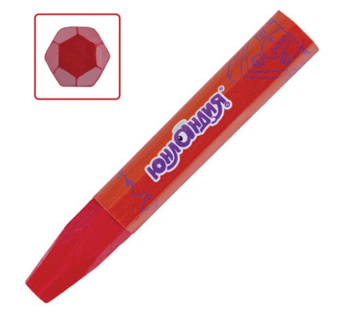 Восковые мелки утолщенные на масляной основе ЮНЛАНДИЯ 