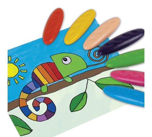 Восковые мелки фигурные BRAUBERG KIDS 