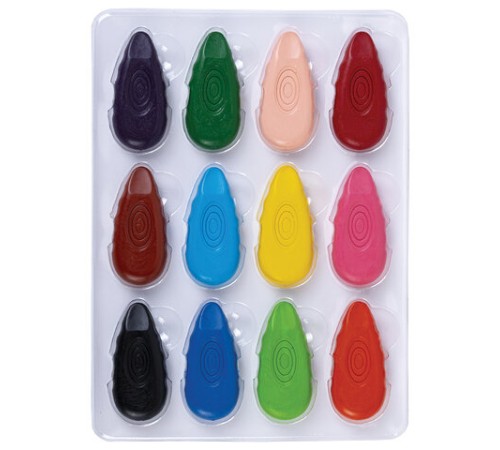 Восковые мелки фигурные BRAUBERG KIDS 