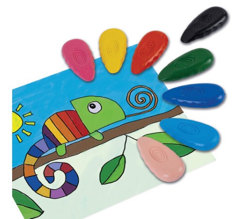 Восковые мелки фигурные BRAUBERG KIDS 