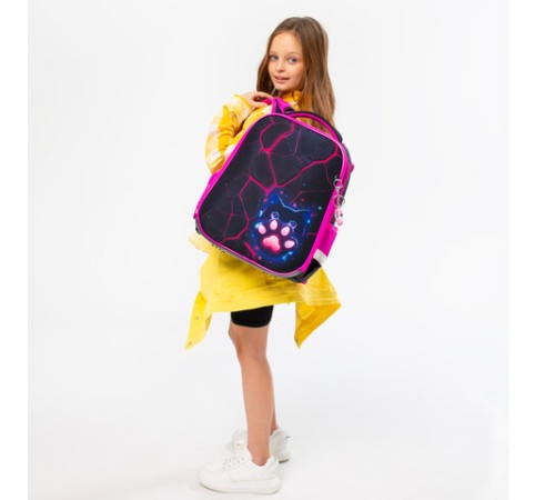 Ранец BRAUBERG PREMIUM, 2 отделения, с брелоком, 