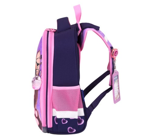 Ранец BRAUBERG PREMIUM, 2 отделения, с брелоком, 