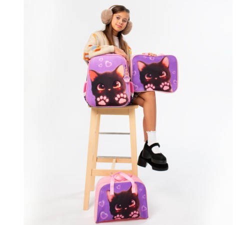 Ранец BRAUBERG PREMIUM, 2 отделения, с брелоком, 