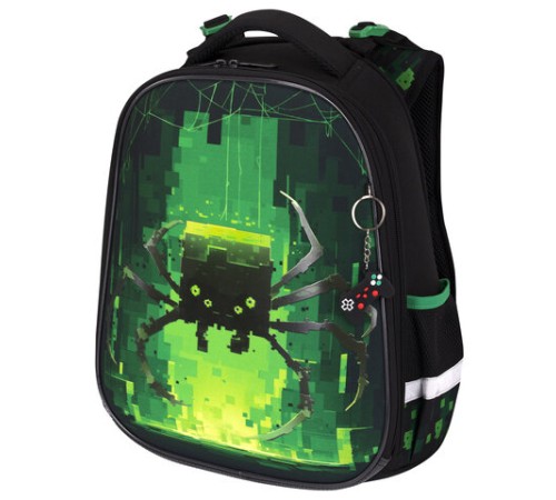 Ранец BRAUBERG PREMIUM, 2 отделения, с брелоком, 