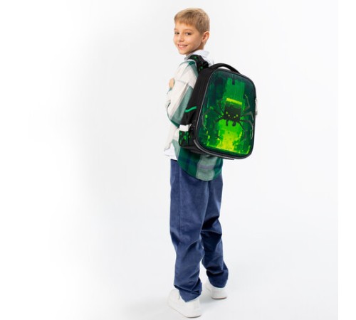 Ранец BRAUBERG PREMIUM, 2 отделения, с брелоком, 