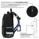 Ранец BRAUBERG PREMIUM, 2 отделения, с брелоком, 