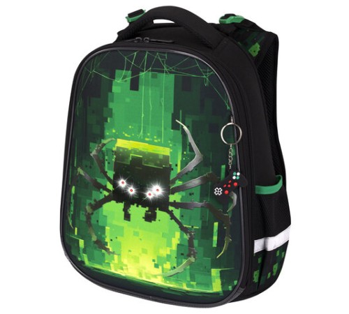 Ранец BRAUBERG PREMIUM, 2 отделения, с брелоком, 