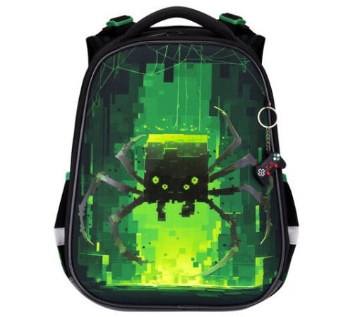 Ранец BRAUBERG PREMIUM, 2 отделения, с брелоком, 