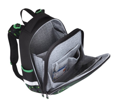 Ранец BRAUBERG PREMIUM, 2 отделения, с брелоком, 