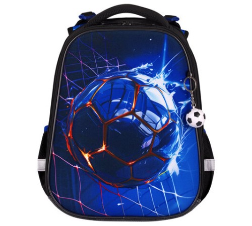 Ранец BRAUBERG PREMIUM, 2 отделения, с брелоком, 