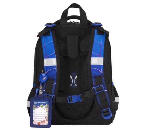 Ранец BRAUBERG PREMIUM, 2 отделения, с брелоком, 