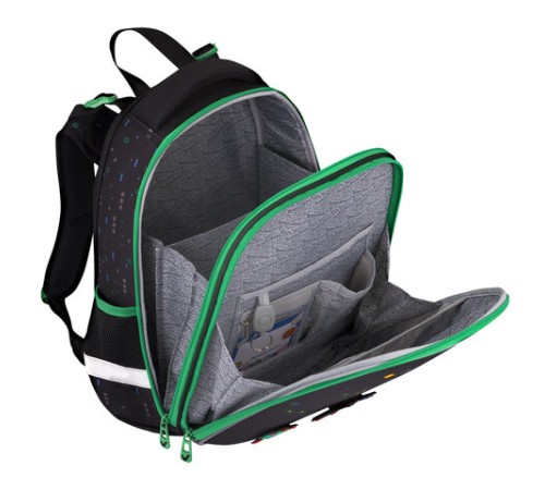 Ранец BRAUBERG PREMIUM, 2 отделения, с брелоком, 