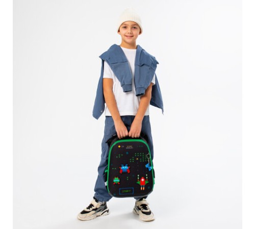 Ранец BRAUBERG PREMIUM, 2 отделения, с брелоком, 