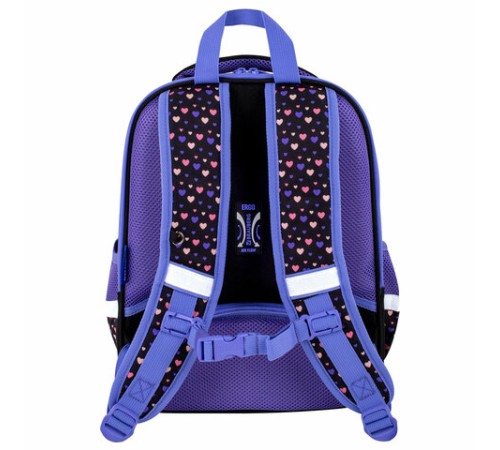 Ранец BRAUBERG FIT, 2 отделения, Sleeping kitten, велюровая панель, 38х27х14 см, 273107