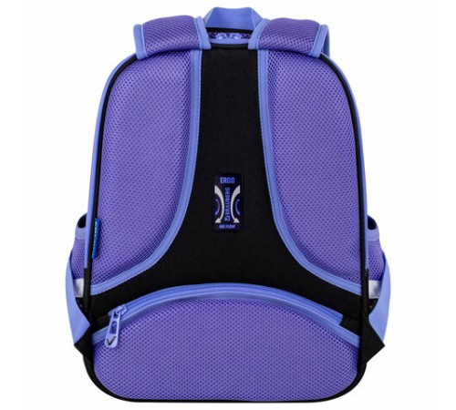 Ранец BRAUBERG FIT, 2 отделения, Sleeping kitten, велюровая панель, 38х27х14 см, 273107