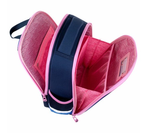 Ранец BRAUBERG FIT, 2 отделения, Night watcher, СВЕТЯЩИЙСЯ, 38х27х14 см, 273108