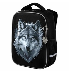 Ранец BRAUBERG LIGHT, 1 отделение, с брелком, Gray wolf, 36х26х13 см, 273111