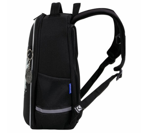 Ранец BRAUBERG LIGHT, 1 отделение, с брелком, Gray wolf, 36х26х13 см, 273111