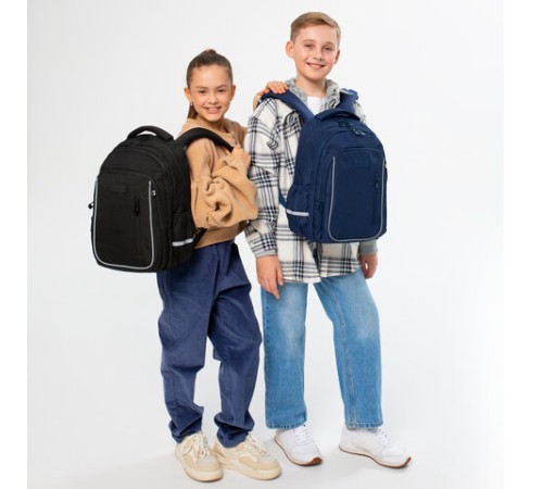 Рюкзак BRAUBERG INTENT, 2 отделения, 4 кармана, 