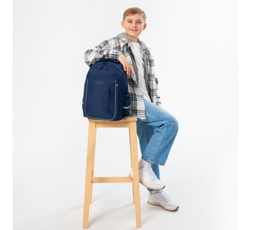 Рюкзак BRAUBERG INTENT, 2 отделения, 4 кармана, 