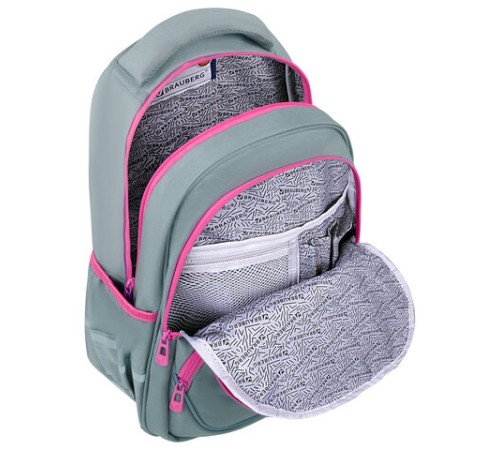 Рюкзак BRAUBERG MOTION, 2 отделения, 3 кармана, 