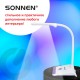 Настольная лампа / светильник SONNEN OU-147, на подставка, светодиодная, 5 Вт, белый/фиолетовый, 236672