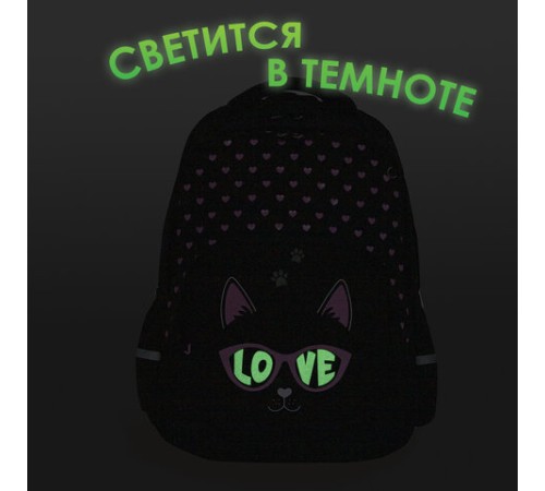 Рюкзак BRAUBERG SOFT, 2 отделения, 3 кармана, 