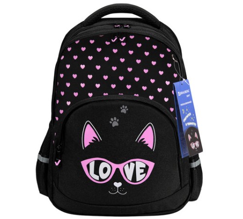 Рюкзак BRAUBERG SOFT, 2 отделения, 3 кармана, 