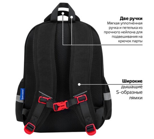 Рюкзак BRAUBERG FAVOUR, 2 отделения, 3 кармана, 