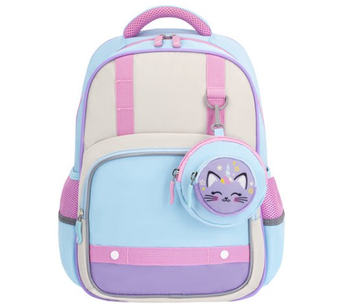 Рюкзак BRAUBERG KIDS MODE с кошельком в комплекте, 1 отделение, 