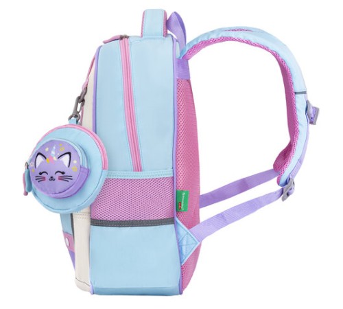 Рюкзак BRAUBERG KIDS MODE с кошельком в комплекте, 1 отделение, 