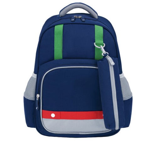 Рюкзак BRAUBERG KIDS MODE с пеналом в комплекте, 1 отделение, 