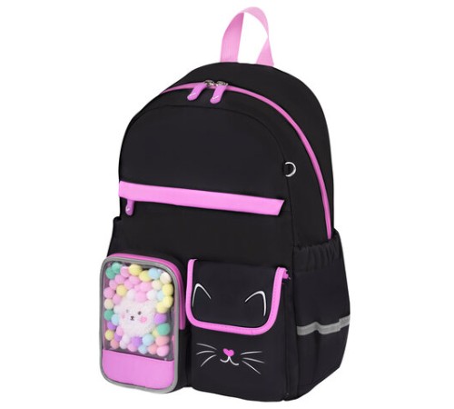 Рюкзак BRAUBERG PASTEL с термонашивками в комплекте, 