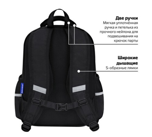 Рюкзак BRAUBERG SNAP, 2 отделения, 3 кармана, 