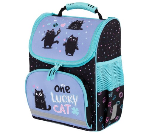 Ранец ПИФАГОР BASIC, 1 отделение, 3 кармана, эргономичная спинка, 