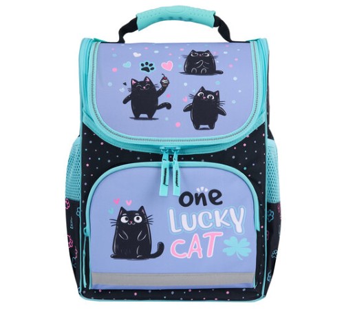 Ранец ПИФАГОР BASIC, 1 отделение, 3 кармана, эргономичная спинка, 