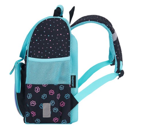 Ранец ПИФАГОР BASIC, 1 отделение, 3 кармана, эргономичная спинка, 