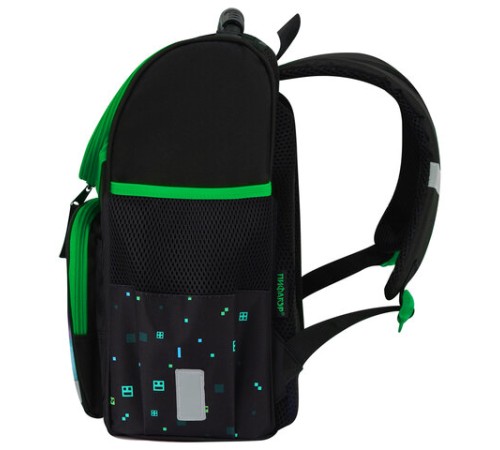 Ранец ПИФАГОР BASIC, 1 отделение, 3 кармана, эргономичная спинка, 