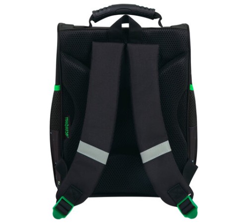 Ранец ПИФАГОР BASIC, 1 отделение, 3 кармана, эргономичная спинка, 