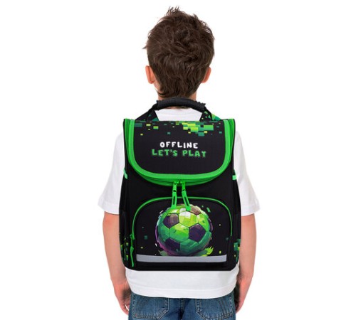 Ранец ПИФАГОР BASIC, 1 отделение, 3 кармана, эргономичная спинка, 