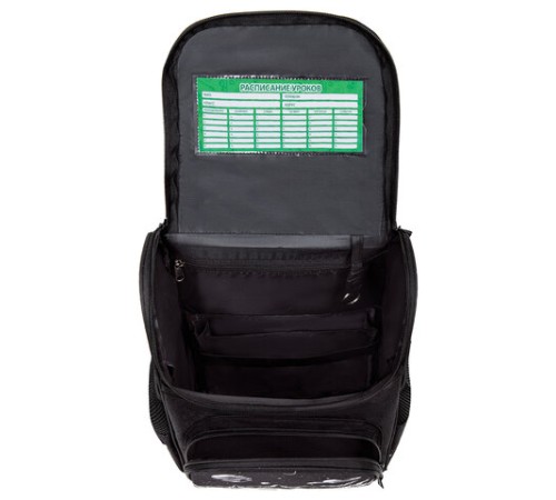 Ранец ПИФАГОР BASIC, 1 отделение, 3 кармана, эргономичная спинка, 