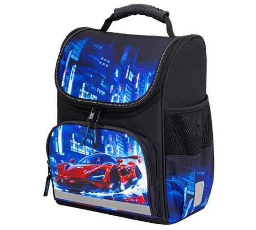 Ранец ПИФАГОР BASIC, 1 отделение, 3 кармана, эргономичная спинка, 