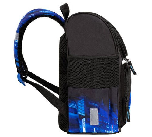 Ранец ПИФАГОР BASIC, 1 отделение, 3 кармана, эргономичная спинка, 