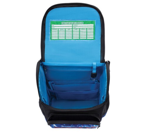 Ранец ПИФАГОР BASIC, 1 отделение, 3 кармана, эргономичная спинка, 