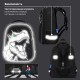 Ранец BRAUBERG SHINY, 2 отделения, с брелком, Scary dino, СВЕТЯЩИЙСЯ РИСУНОК, 38х28х14 см, 273143