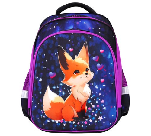 Ранец BRAUBERG KIDS STANDARD, 2 отделения, Fairy fox, 36х28х14 см, 273144