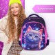 Ранец BRAUBERG KIDS STANDARD, 2 отделения, Curious cat, 36х28х14 см, 273145
