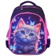 Ранец BRAUBERG KIDS STANDARD, 2 отделения, Curious cat, 36х28х14 см, 273145